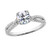 Victoria: Exquisite Old Mine Cut Diamond Ring .4ct Round Diamond