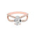 Isabella: Oval Old Mine Cut Diamond Ring .3.90ct Natural Diamond
