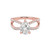 Wien: Altes Diamantring von Birnen .3.25ct Natural Diamond