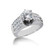 Madrid: squisito anello di anniversario del diamante .2,51 ct rotondo diamante brillante