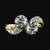 Victoria: Toi Et Moi Diamond Ring .4.50ct Round Old Miner Cut Diamonds