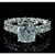 Madrid: Exquisite 6ct Cushion Cut Diamond Ring .F Color VS1 Clarity