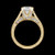 antique style diamond engagement ring, 1.43 carat diamond ring, F color VS1 diamond, vintage-inspired engagement ring, heirloom-quality diamond ring, round brilliant cut diamond, natural earth-mined diamond, bespoke engagement jewelry, 14K yellow gold engagement ring, fine diamond craftsmanship, collector’s edition diamond ring, sophisticated bridal jewelry, luxury engagement ring, investment-grade diamond ring, timeless diamond solitaire