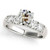 Augustus: Majestic Old Mine Cut Diamond Ring .5.00ct Round Diamond