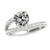Florence: Exquisite Old Mine Cut Diamond Ring .4ct Round Diamond