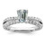 Madrid: Emerald Cut Diamond Engagement Ring .4.00ct Center Stone