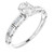 Vienna: Bespoke Engagement Ring .5ct Old Miner Diamond With Round & Oval Cuts