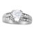 Victoria: Anneau de fiançailles en diamant exquis .1.75 Ct total
