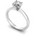Victoria: Timeless Solitaire Diamond Ring .1ct Round Cut Diamond