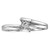 Florence: Exquisite Princess Cut Diamond Solitaire Ring .1ct VS1 Clarity F Color