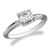 Victoria: Asscher Cut Diamond Solitaire Ring .1.5ct Natural Diamond