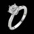 Isabella: Exquisite Solitaire Diamond Engagement Ring .1ct Round Brilliant Diamond
