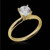 Florence: Exquisite Diamond Solitaire Ring .0.50ct Round Brilliant Diamond