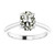 Victoria: Exquisite Solitaire Ring With Old Mine Cut Diamond .3ct Oval Diamond