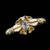 Vienna: Art Nouveau Solitaire Ring .0.50ct Round Old Mine Cut Diamond