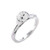 Vienna: Old Mine Cut Solitaire Ring .1.00ct Round Diamond