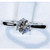 Paris: Exquisite Solitaire Diamond Ring .1ct Round Brilliant Diamond
