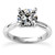 Isabella: Exquisite Solitaire Ring With Old Mine Cut Diamond .3ct Antique Cut Diamond