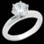 Madrid: Exquisite Diamond Solitaire Ring .2ct Round Brilliant Diamond