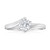 Vienna: Solitaire Diamond Wedding Ring .2ct Round Cut Diamond