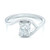 Isabella: Radiant .Cut Diamond Solitaire Ring