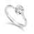 Madrid: Exquisite Bezel .Set Diamond Solitaire Ring