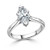 Diana: Exquisite Marquise Diamond Solitaire Ring .1.50ct F Color VS1 Clarity