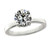 Victoria: Exquisite Solitaire Ring With Old Mine Cut Diamond .2ct Round Diamond Victoria: Exquisite Solitaire Ring With Old Mine Cut Diamond .2ct Round Diamond