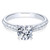 Victoria: Solitaire Diamond Engagement Ring .2.75ct Round Cut Diamond Victoria: Solitaire Diamond Engagement Ring .2.75ct Round Cut Diamond