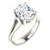Victoria: Majestic Solitaire Diamond Ring .5ct Oval Natural Diamond