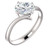 Paris: Exquisite Oval Solitaire Engagement Ring .1.25ct Natural Diamond