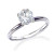 Paris: Timeless Solitaire Engagement Ring .2.25ct Round Brilliant Diamond