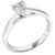 Isabella: Pear Cut Diamond Solitaire Ring .1.75ct Natural Diamond