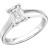Vienna: Emerald Cut Diamond Solitaire Ring .2.25ct VVS1 Diamond