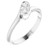 Victoria: Vintage .Inspired Diamond Solitaire Ring