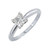 Paris: Exquisite Solitaire Diamond Ring .2.25ct Princess Cut Diamond