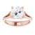 Madrid: Exquisite Solitaire Ring With Rare Old Miner Diamond .3.50ct Round Diamond Madrid: Exquisite Solitaire Ring With Rare Old Miner Diamond .3.50ct Round Diamond