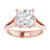 Isabella: Cushion .Cut Diamond Solitaire Ring
