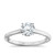 Madrid: Exquisite Solitaire Diamond Ring .2.25ct Round Cut Diamond