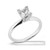 Victoria: Exquisite Solitaire Diamond Ring .2.51ct Princess Cut Diamond
