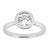 Madrid: Bezel .Set Diamond Solitaire Ring