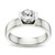 Madrid: Exquisite Bar .Set Diamond Solitaire Ring