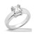 Madrid: Exquisite Princess Cut Diamond Solitaire Ring .0.75ct F Color VS1