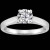 Madrid: Exquisite Diamond Solitaire Ring .1.51ct Round Brilliant Diamond