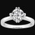 Victoria: Exquise Solitaire Diamond Ring .2.00ct Round briljante diamant