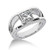 Vienna: Princess Cut Diamond Solitaire Ring .0.75ct Natural Diamond
