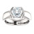 luxury diamond solitaire ring, 2 carat round diamond ring, VS1 clarity diamond jewelry, F color diamond ring, high jewelry statement piece, natural earth-mined diamond, half bezel setting ring, bespoke white gold ring, 14K white gold solitaire, investment-grade diamond ring, collector&#39;s fine jewelry, prestigious engagement ring, handcrafted solitaire ring, sophisticated diamond jewelry, exclusive diamond ring design