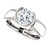 luxury diamond solitaire ring, 2 carat round diamond ring, VS1 clarity diamond jewelry, F color diamond ring, high jewelry statement piece, natural earth-mined diamond, half bezel setting ring, bespoke white gold ring, 14K white gold solitaire, investment-grade diamond ring, collector&#39;s fine jewelry, prestigious engagement ring, handcrafted solitaire ring, sophisticated diamond jewelry, exclusive diamond ring design