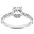 Madrid: Exquisite Hidden Halo Engagement Ring .1.85ct Princess Cut Diamond