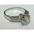 Firenze: Antikk. Style Diamond Ring med kabal og aksenter